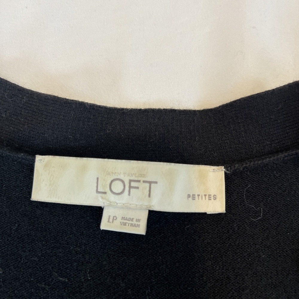 LOFT Lot If 3 Sweaters Women's Size Large Solid Colors - Picture 15 of 16